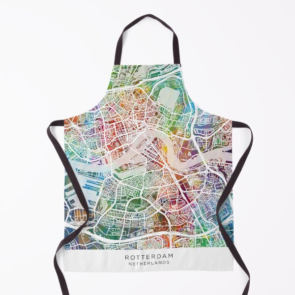 Item preview, Rotterdam Netherlands City Map designed and sold by ArtPrints.