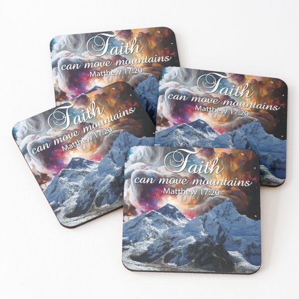 Item preview, Faith Can Move Mountains Matthew 17:20 designed and sold by OCNau.