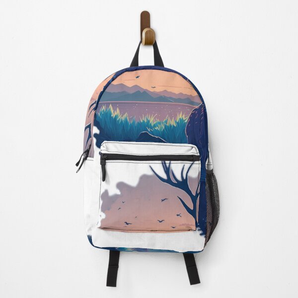 Item preview, Serene Sunset Reflection: A Charming Deer Drinking in the Lake designed and sold by RedArtG09.