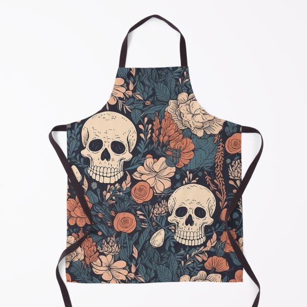 Item preview, skulls and flowers pattern designed and sold by Imparable.