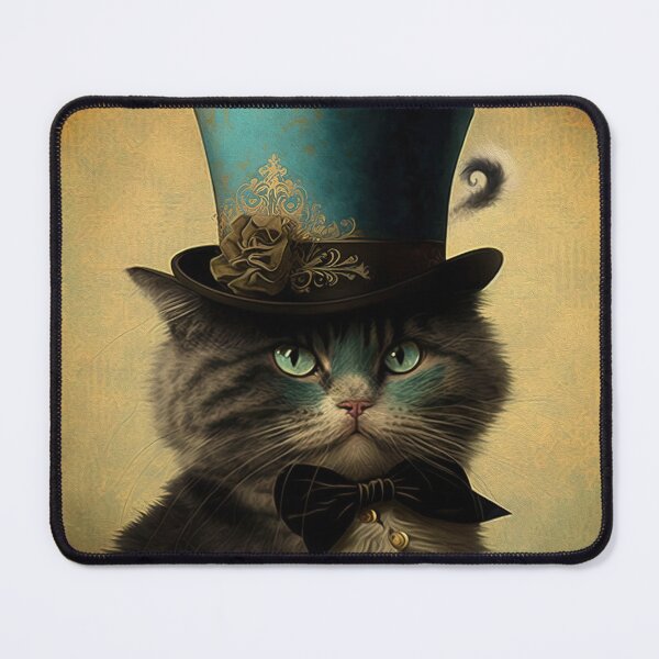 Item preview, Vintage Gentleman Cat Portrait designed and sold by vintagetimeco.