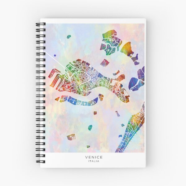 Item preview, Venice Italy City Map designed and sold by ArtPrints.