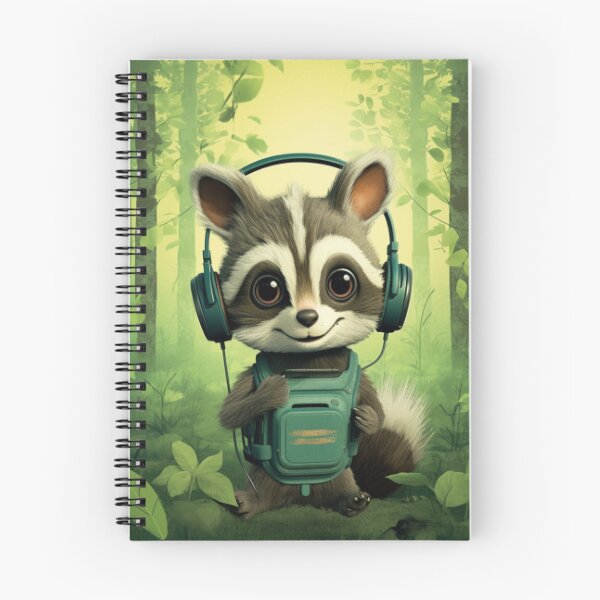 Item preview, Headphone Raccoon designed and sold by Algaefield.