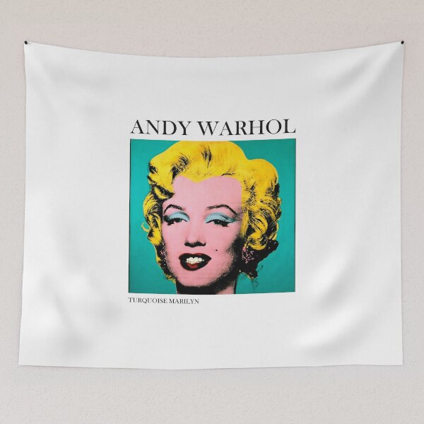Item preview, Andy Warhol Turquoise Marilyn Monroe designed and sold by KayceeWeber.