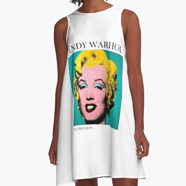 Item preview, Andy Warhol Turquoise Marilyn Monroe designed and sold by KayceeWeber.