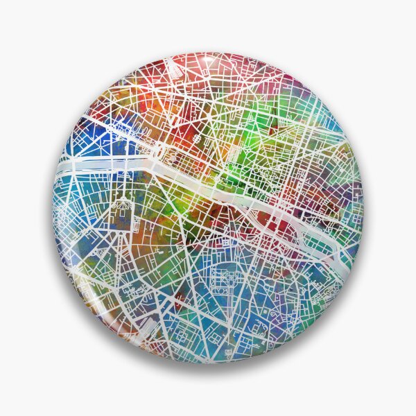 Item preview, Paris France City Map designed and sold by ArtPrints.