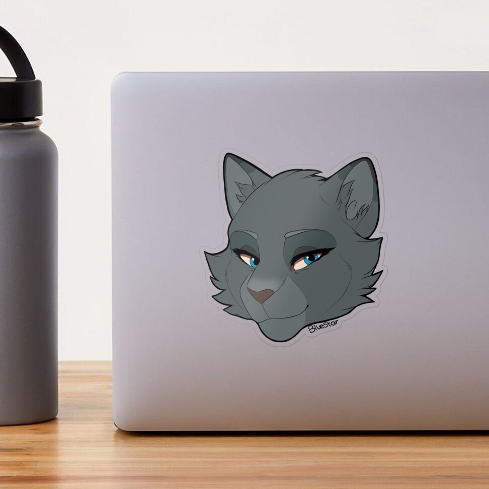 Bluestar Warrior Cats Sticker for Sale by PureSpiritFlowr