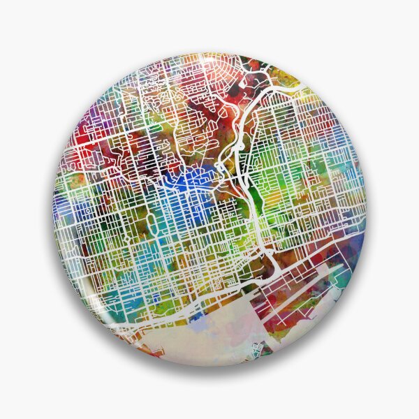 Item preview, Toronto Street Map designed and sold by ArtPrints.