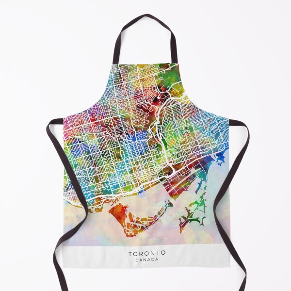Item preview, Toronto Street Map designed and sold by ArtPrints.