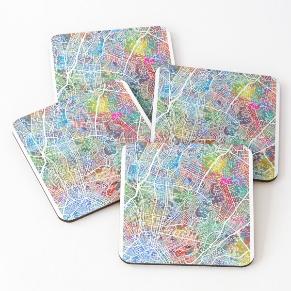 Item preview, Athens Greece City Map designed and sold by ArtPrints.