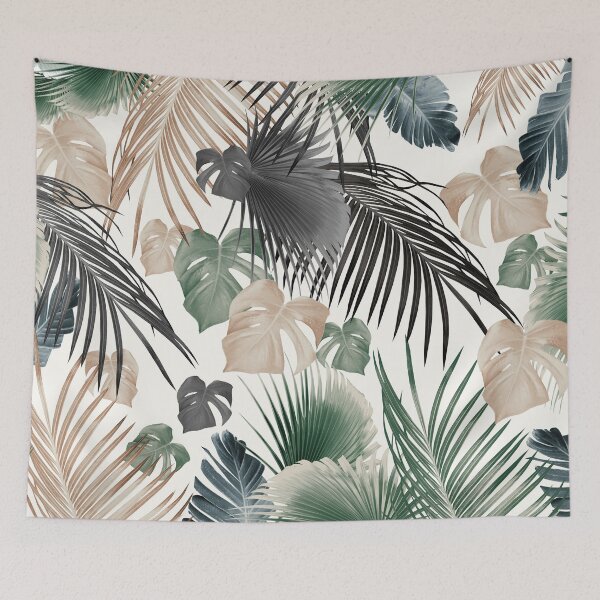 Item preview, Tropical Jungle Leaves Dream #13a (Fall Colors) #tropical #decor #art  designed and sold by Anita's & Bella's Art.