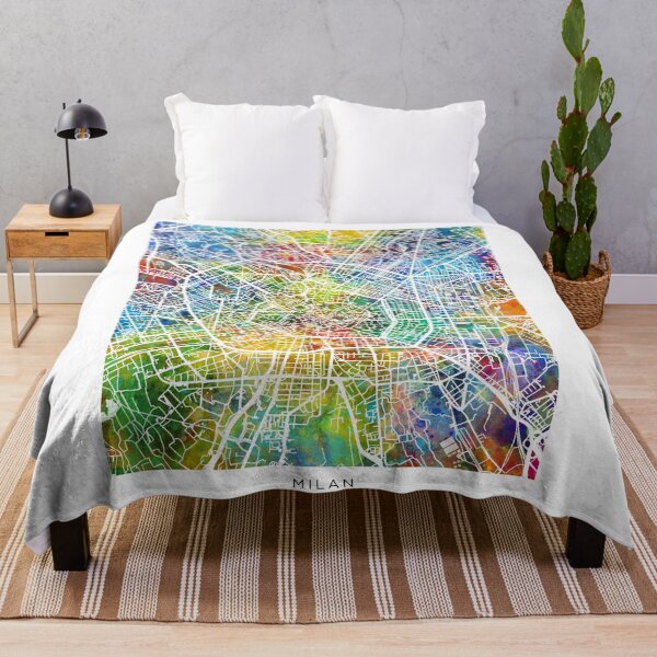 Item preview, Milan Italy City Map designed and sold by ArtPrints.