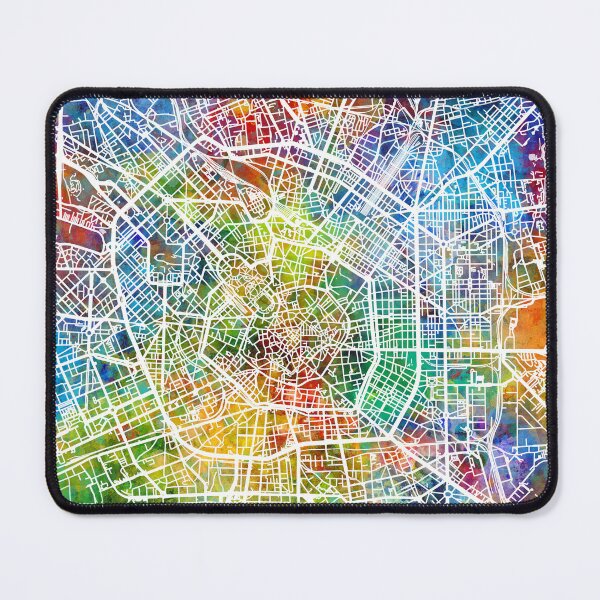 Item preview, Milan Italy City Map designed and sold by ArtPrints.