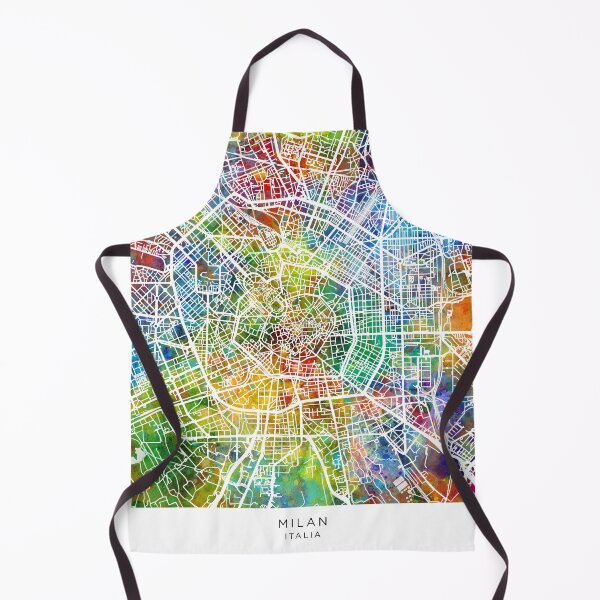 Item preview, Milan Italy City Map designed and sold by ArtPrints.