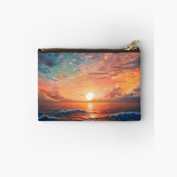 Item preview, Pixel Storm Sunset with Detail Ocean and Clouds - Digital Art designed and sold by SnoopyTF.