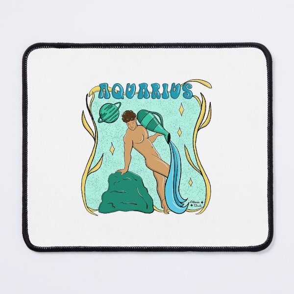 Item preview, Aquarius Astrology Horoscope Male Pinup designed and sold by navalles34.