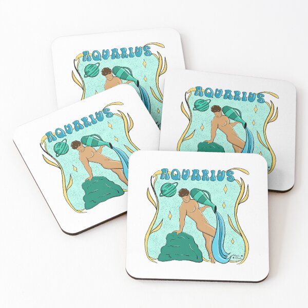 Item preview, Aquarius Astrology Horoscope Male Pinup designed and sold by navalles34.