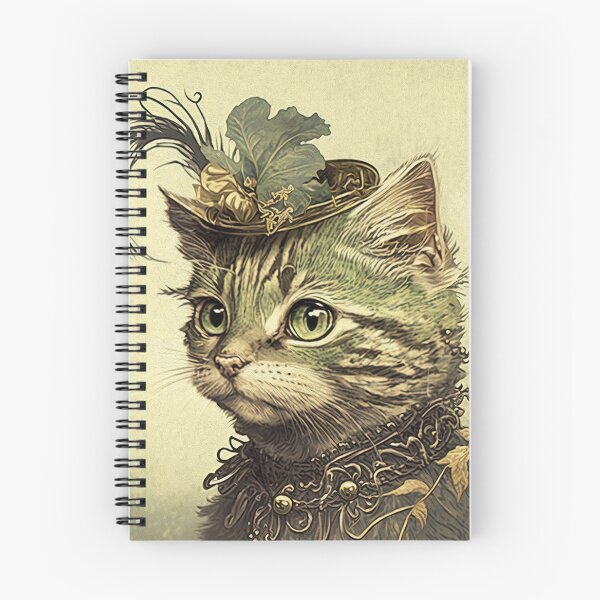 Item preview, Vintage Victorian Steampunk Cat Portrait designed and sold by vintagetimeco.