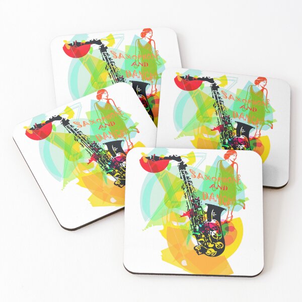 Item preview, Colorful Saxophone And Dance Vintage designed and sold by adamtepl.