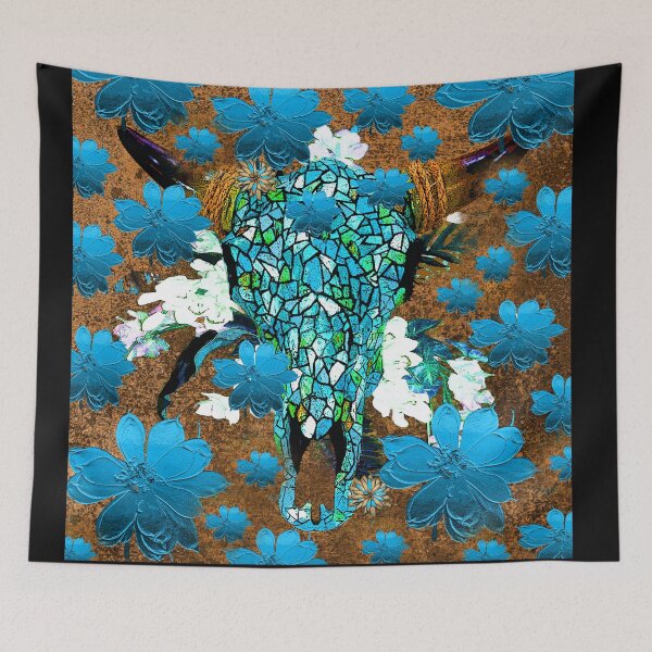 Item preview, SKULLS AND MAGNOLIAS designed and sold by Overthetopsm.