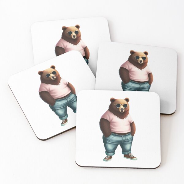 Artikelvorschau, Hipster Bear V14 entworfen und verkauft von HipsterAnimals.