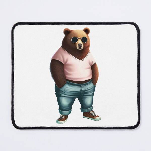 Item preview, Hipster Bear V14 designed and sold by HipsterAnimals.
