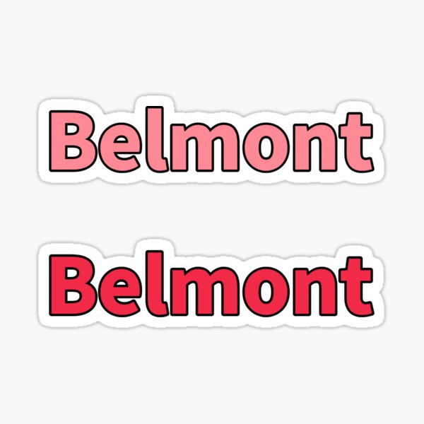 Belmont University Mascot Logo Cornhole Decal