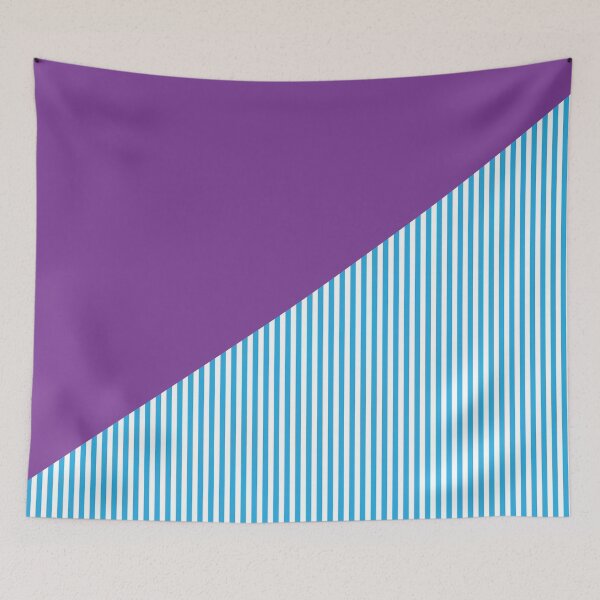 Item preview, Triangle and Stripes | Mixed Patterns | Purple and Blue designed and sold by rsty11.