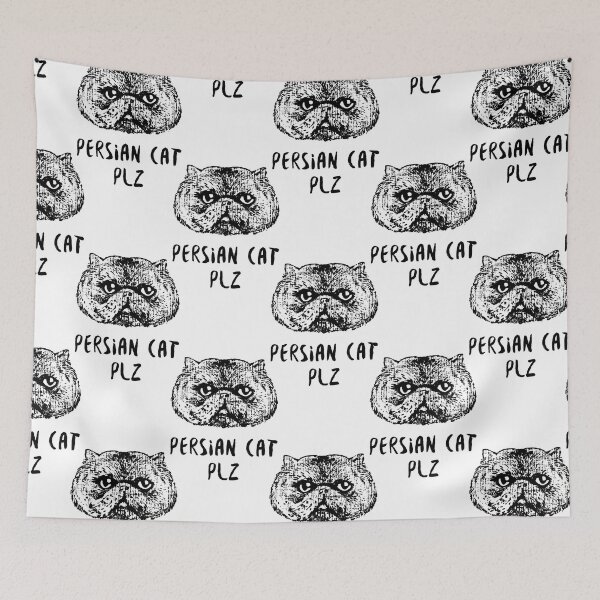 Item preview, Persian Cat Plz designed and sold by Huebucket.