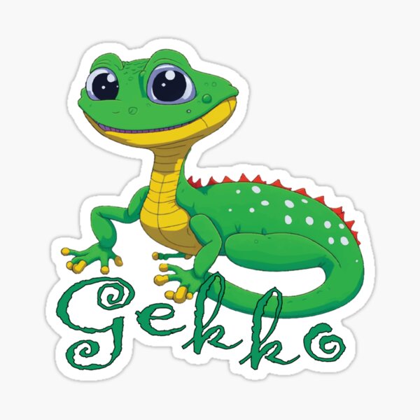 Gecko Gekko Eidechse Echse Glasgravur Auto Spiegel Aufkleber clickstick G003
