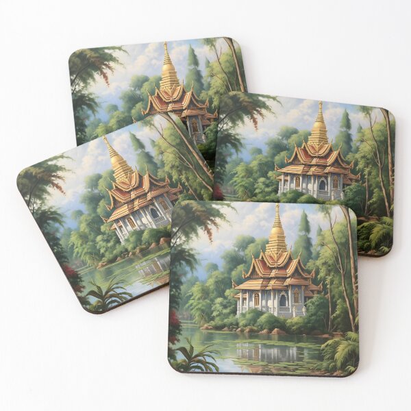 Item preview, The temples in beautiful place surroundings No.2 designed and sold by joyandoman.