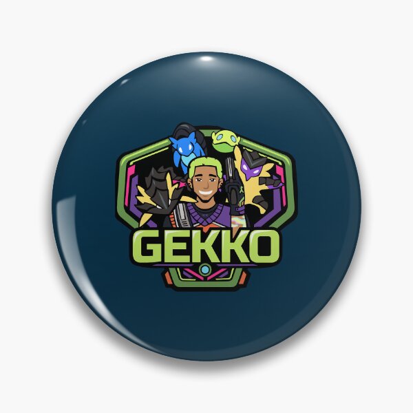 Item preview, Gekko Badge   designed and sold by yama14uden.