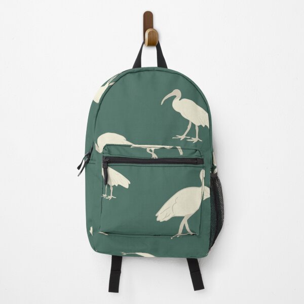 Item preview, Australian Birds, White Ibis bird, Brisbane Icon, Australian Souvenir on green designed and sold by sassykea.