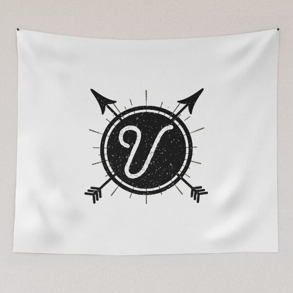 Item preview, Monogram U Vintage Arrow Circle designed and sold by simplymonogram.