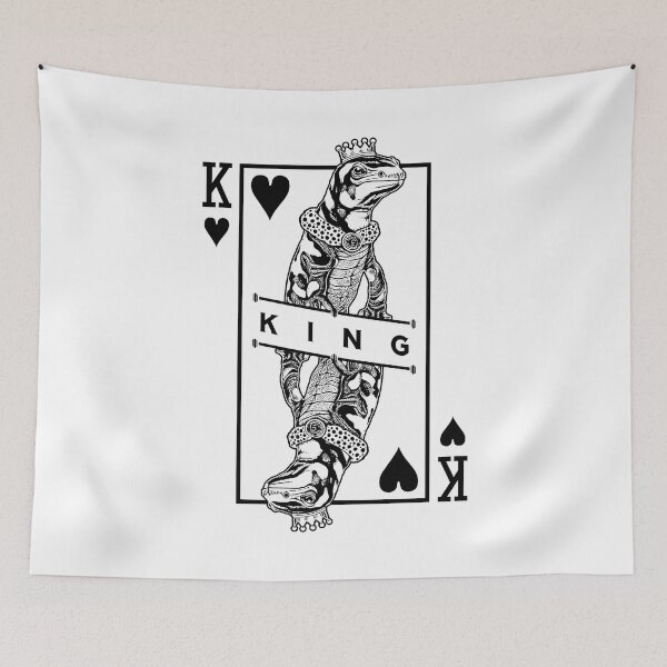 Item preview, Tiger Salamander Lover King Of Hearts Funny Pet Pop Art designed and sold by GrandeDuc.