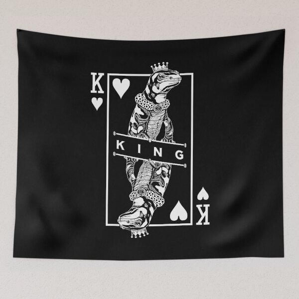 Item preview, Tiger Salamander Lover King Of Hearts Funny Pet Pop Art designed and sold by GrandeDuc.