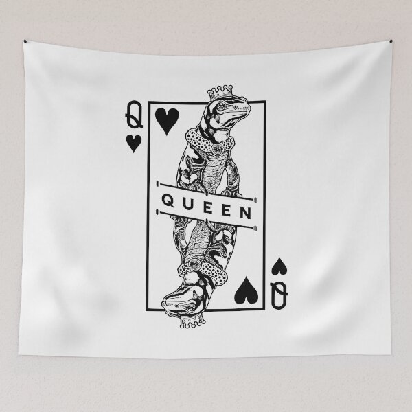 Item preview, Tiger Salamander Lover Queen Of Hearts Funny Pet Pop Art designed and sold by GrandeDuc.