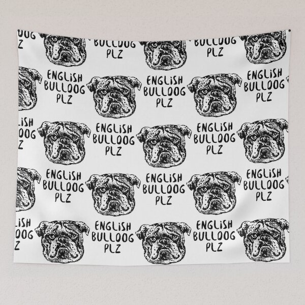 Item preview, English Bulldog Plz designed and sold by Huebucket.