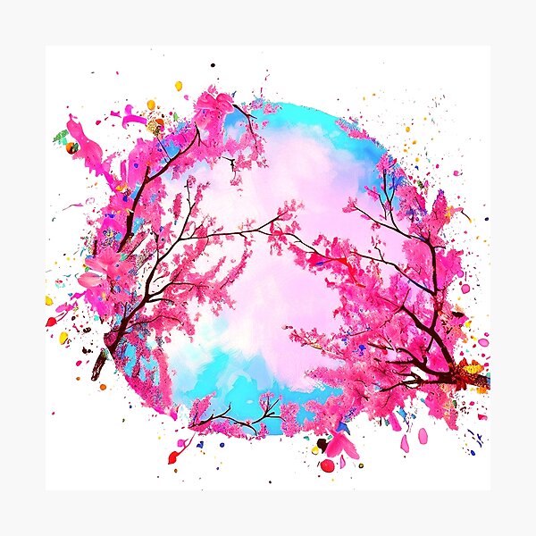 Item preview, Street Art Cherry blossoms designed and sold by NEUMANN ArtWear Boutique.