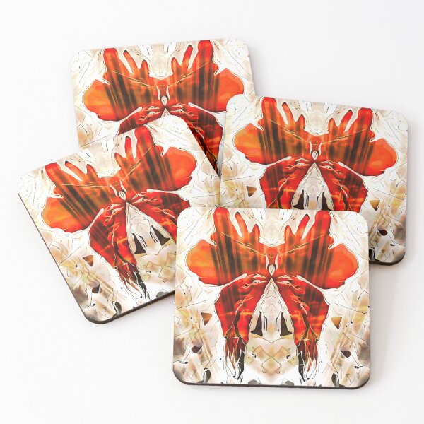 Item preview, Spirit of red flowers designed and sold by PowerOfAbstract.