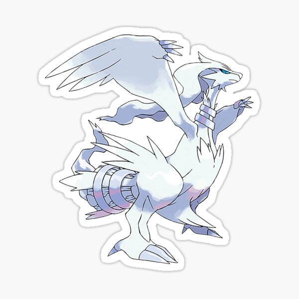  Kyurem, Reshiram, Zekrom - 3 Legendary Vinyl Sticker Set : Toys  & Games