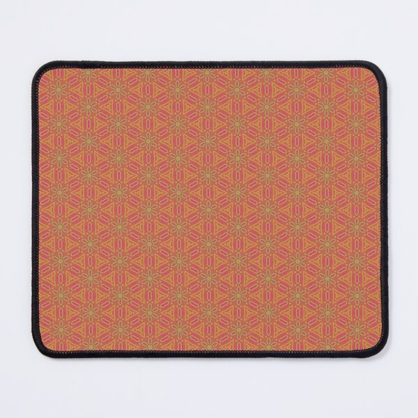 Item preview, Geometric Triangle Seamless Pattern in Pink, Orange and Gold designed and sold by sandhyabhagath.