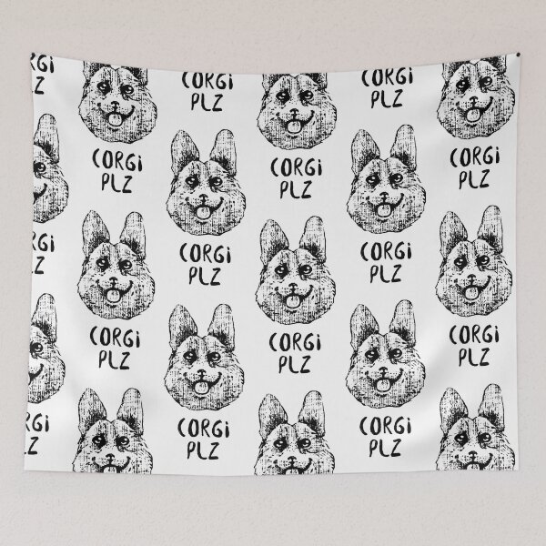 Item preview, Corgi Plz designed and sold by Huebucket.