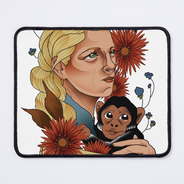 Item preview, Jane Goodall designed and sold by Shecience.