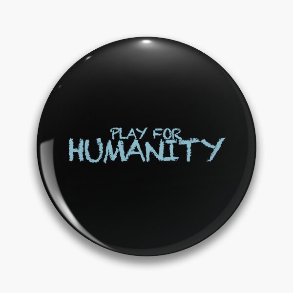 Item preview, PLAY FOR HUMANITY - INTERNATIONAL RED CROSS DAY BLUE TEXT designed and sold by Ascendence.