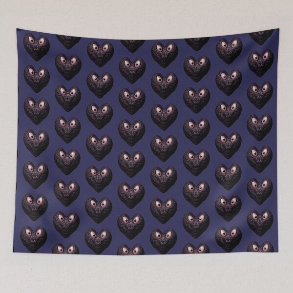 Item preview, Cute Plastic Monster Heart  designed and sold by Digiheart.