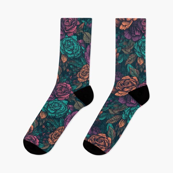 Artikelvorschau, Schönes buntes Rosenmuster entworfen und verkauft von LimitedFuture.
