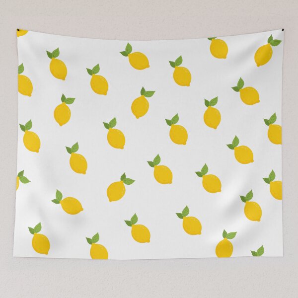 Item preview, Lemon Fruit Illustration Pattern. designed and sold by PlantKind.
