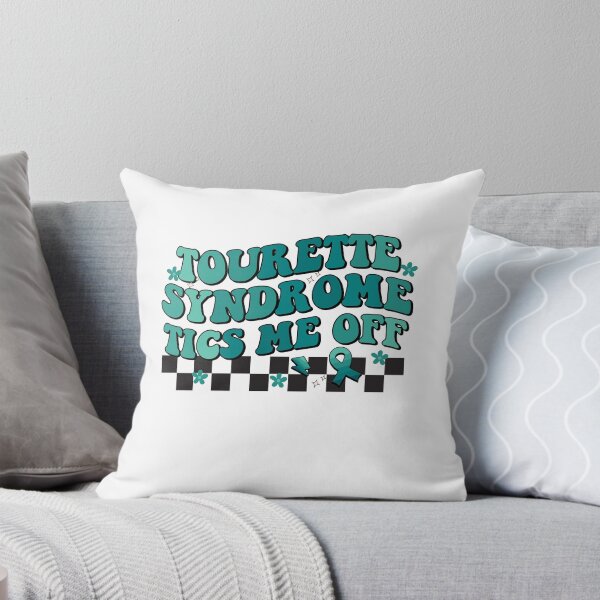 Item preview, Tourette Syndrome Tics Me Off Groovy Tourette Awareness Teal Ribbon designed and sold by Symbolic1.
