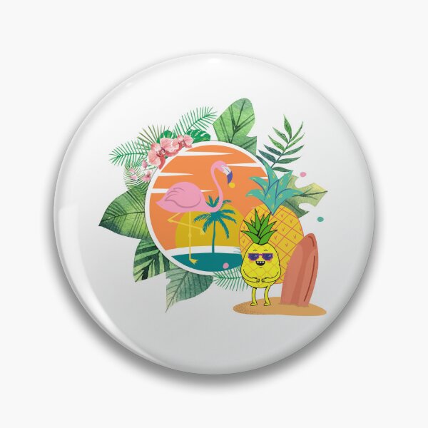 Item preview, Summer Patterns With Flamingos And Pineapples designed and sold by ichirochen.